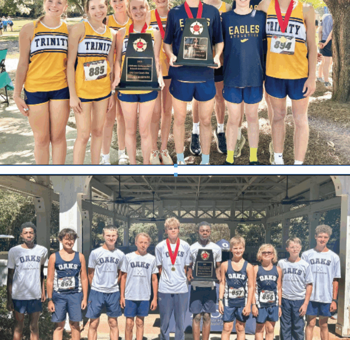 Trinity girls, boys claim AISA cross country trophies